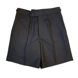 4049-N Poly/Viscose Action Waist LL Shorts - Navy