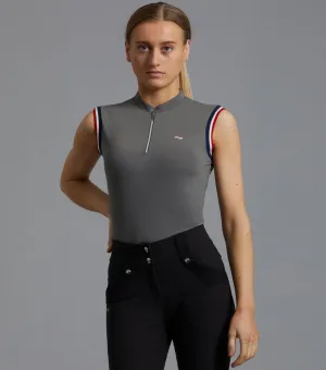 Alito Ladies Sleeveless Riding Top Anthracite