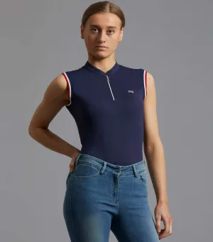 Alito Ladies Sleeveless Riding Top Navy