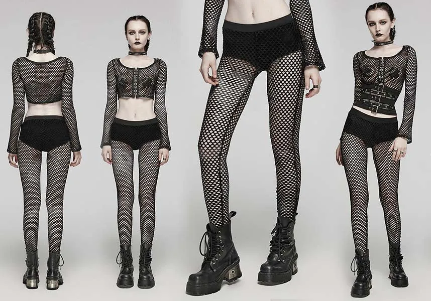 Badriyah Fishnet [Black] | LEGGINGS*