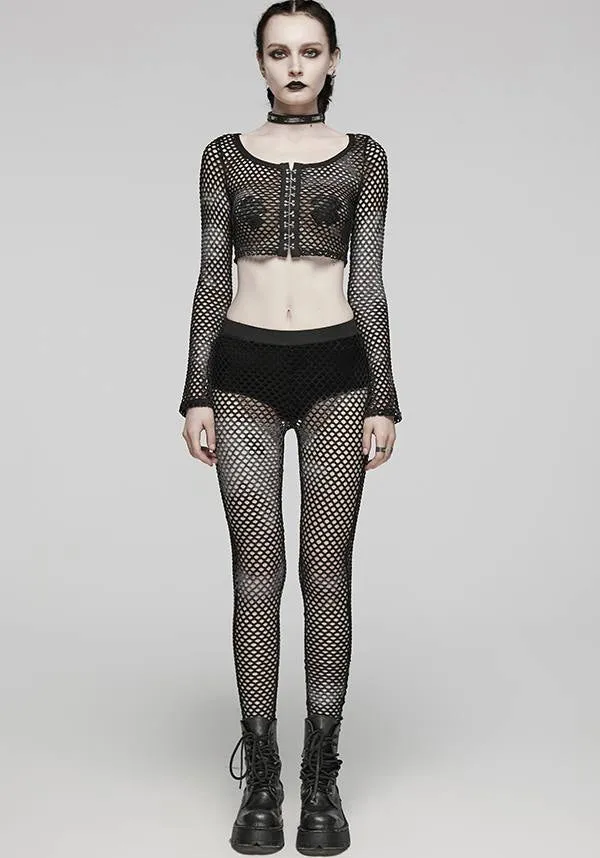 Badriyah Fishnet [Black] | LEGGINGS*