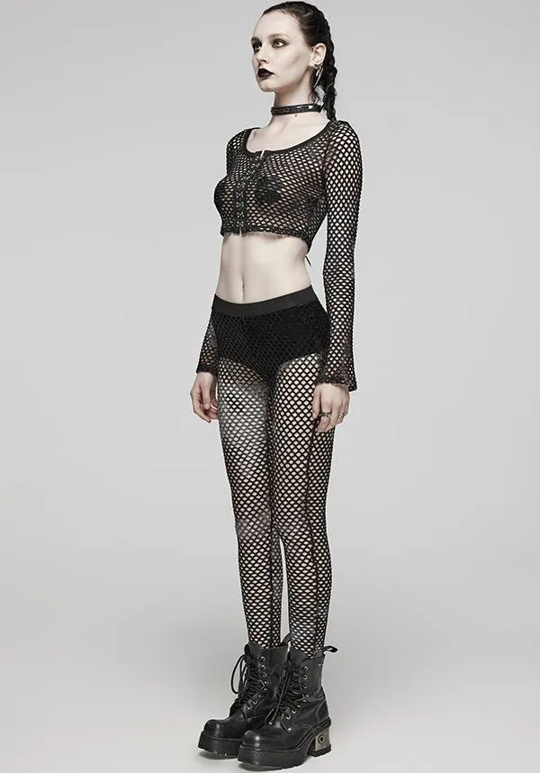 Badriyah Fishnet [Black] | LEGGINGS*