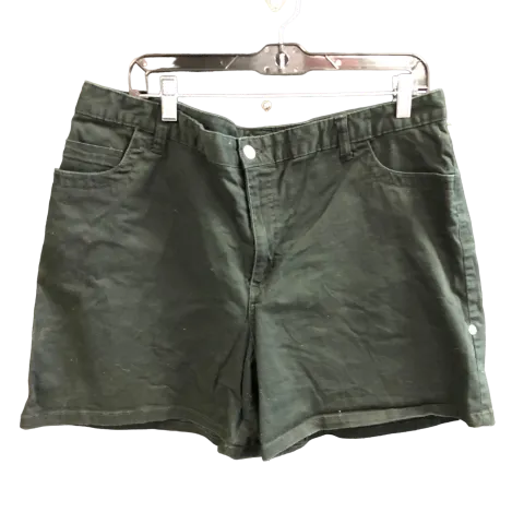 Black Shorts Cherokee, Size 18