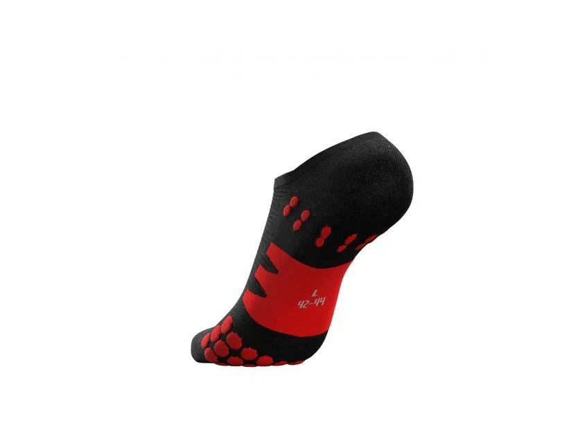 Compressport No Show Socks - Black/Red