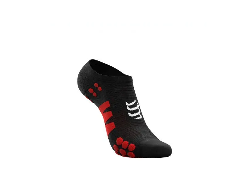 Compressport No Show Socks - Black/Red