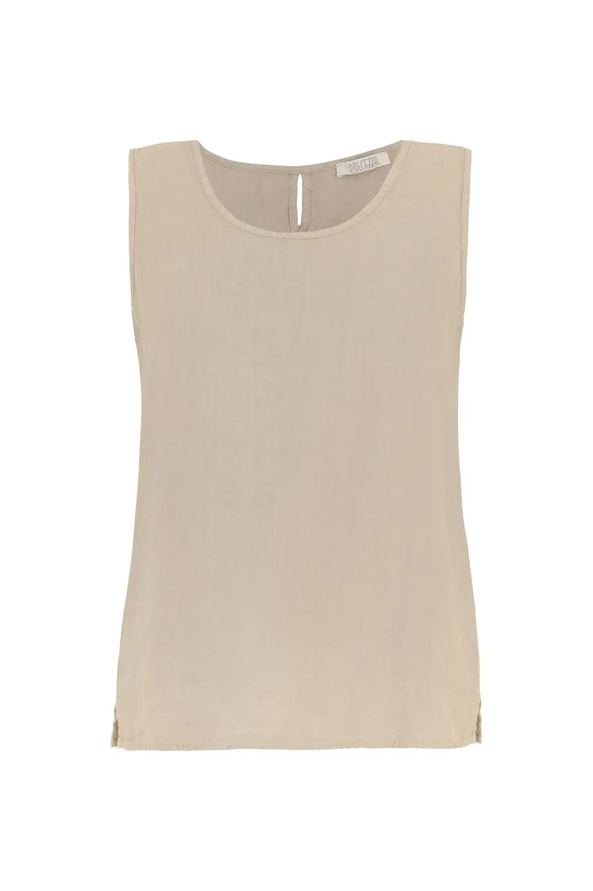 Dolcezza Linen Tank Top - Style 24250