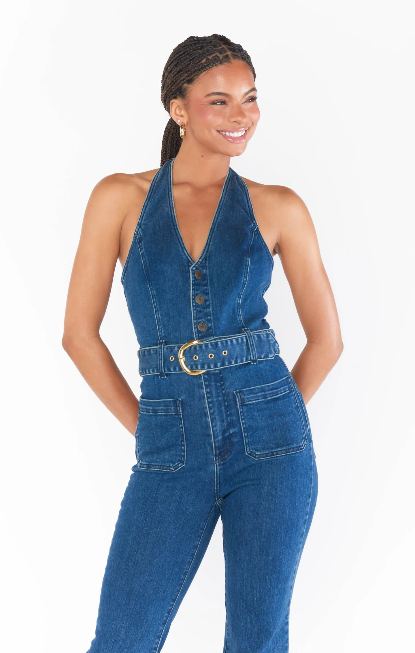 Fort Worth Jumpsuit Blue