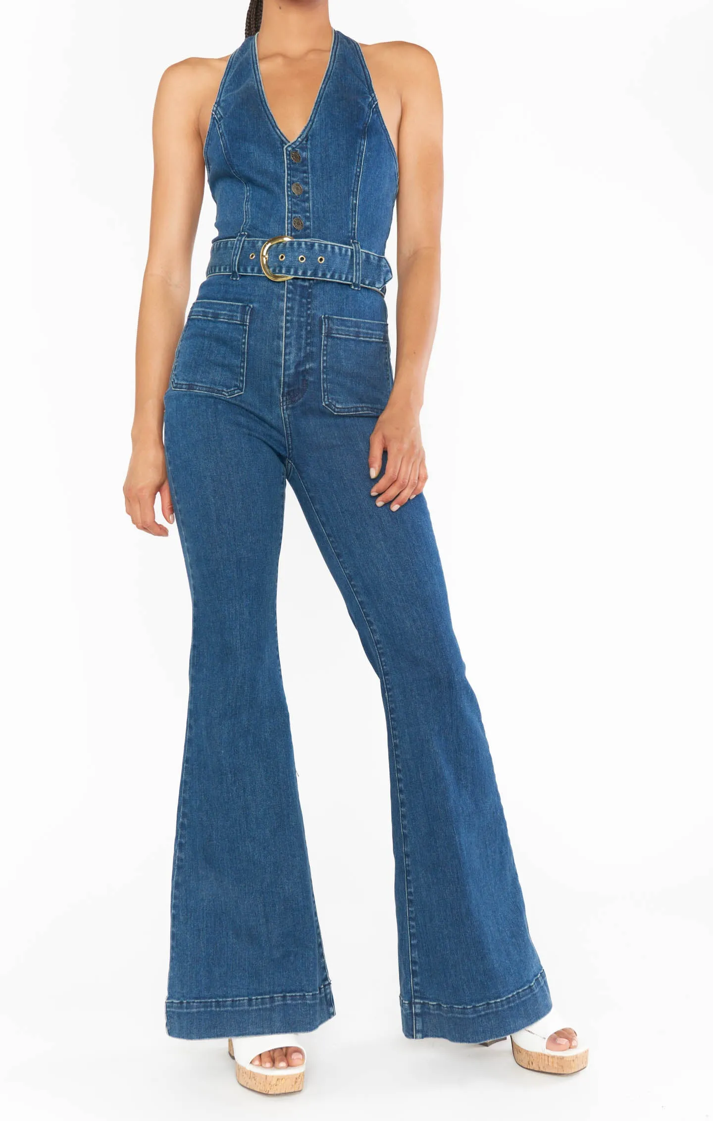 Fort Worth Jumpsuit Blue