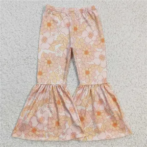 girls florals bell bottoms P0054