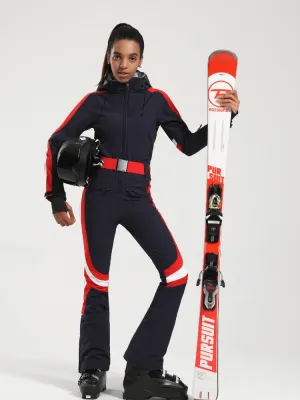 Gsou Snow Coveralls Slim Ski Jumpsuit - Women‘s