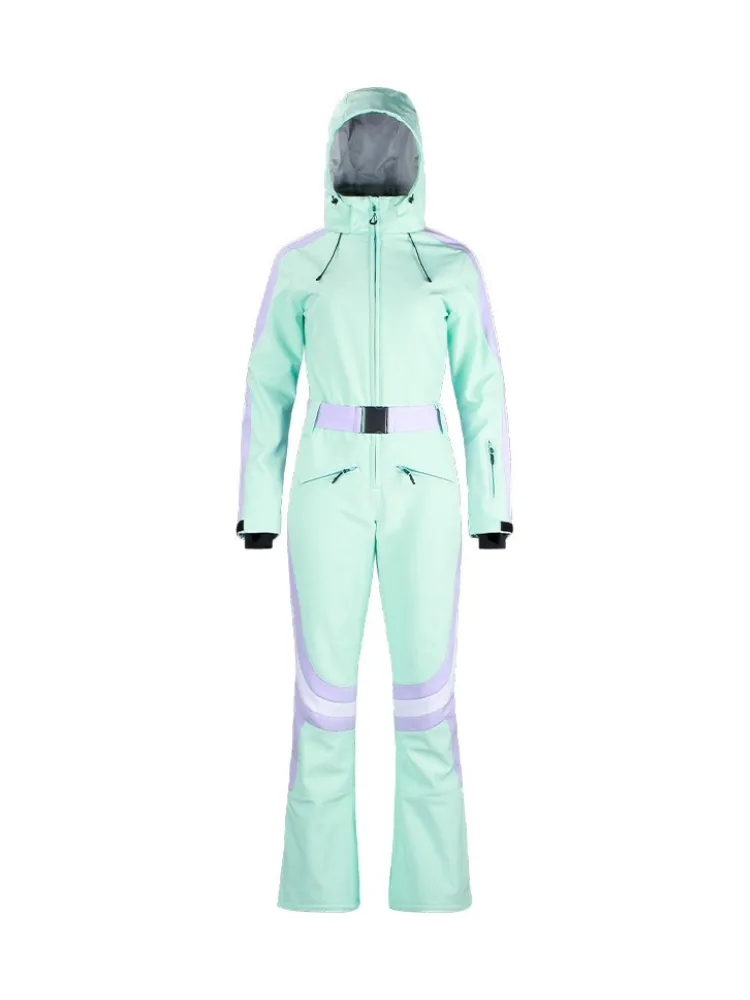 Gsou Snow Coveralls Slim Ski Jumpsuit - Women‘s