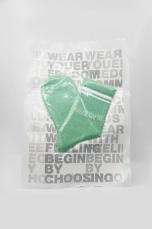 Logo Sock Heather Green K504