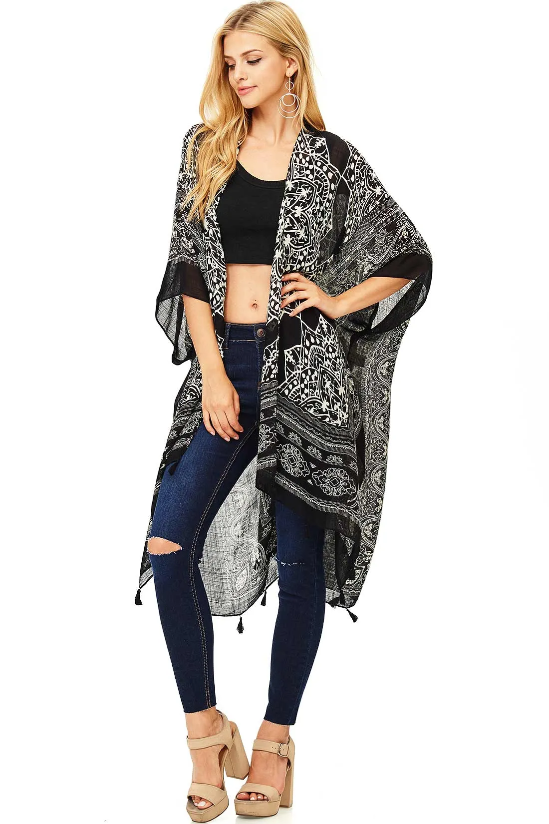 Mandala Kaftan Cardigan