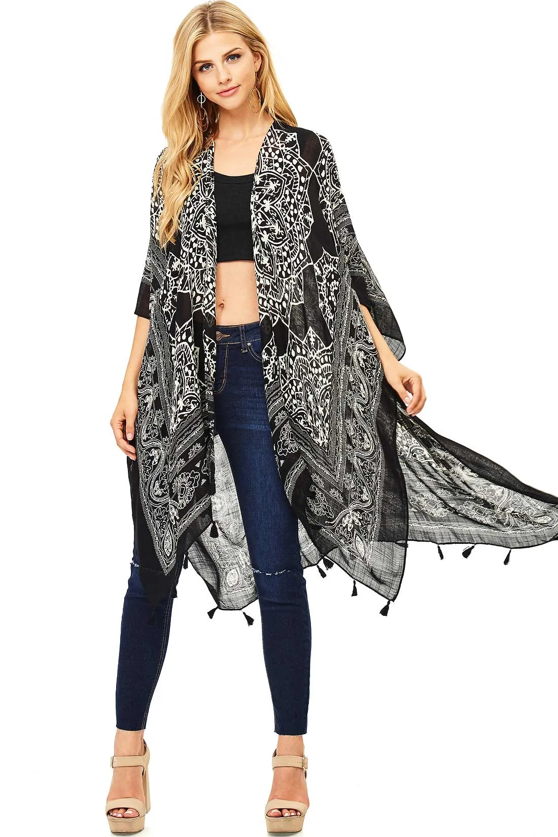 Mandala Kaftan Cardigan