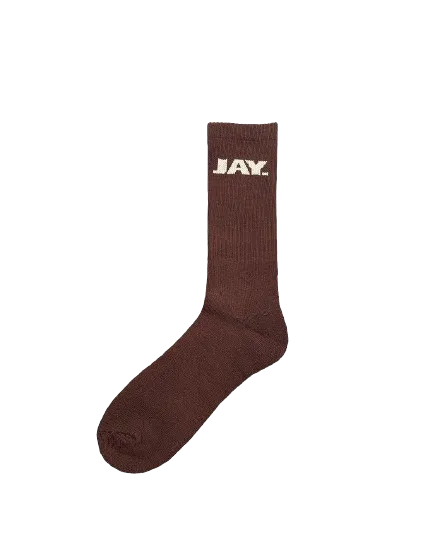 "STATUS SOCKS" IN BROWN [UNISEX]