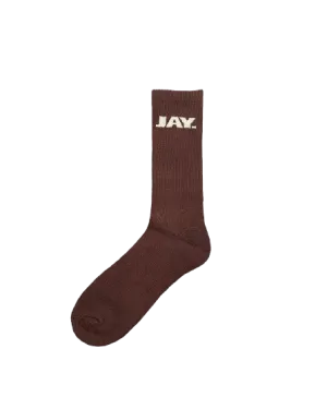 "STATUS SOCKS" IN BROWN [UNISEX]