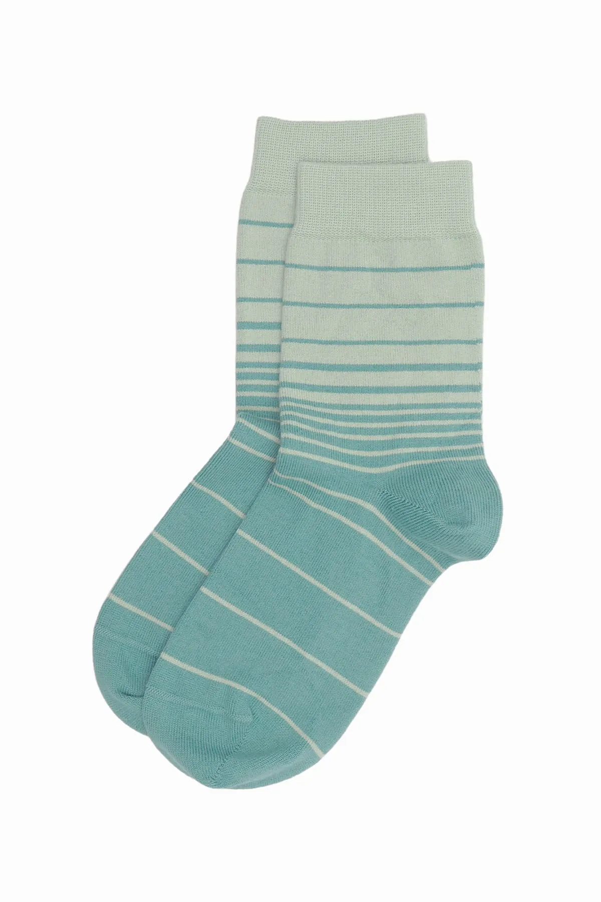 Retro Stripe Women's Socks - Green