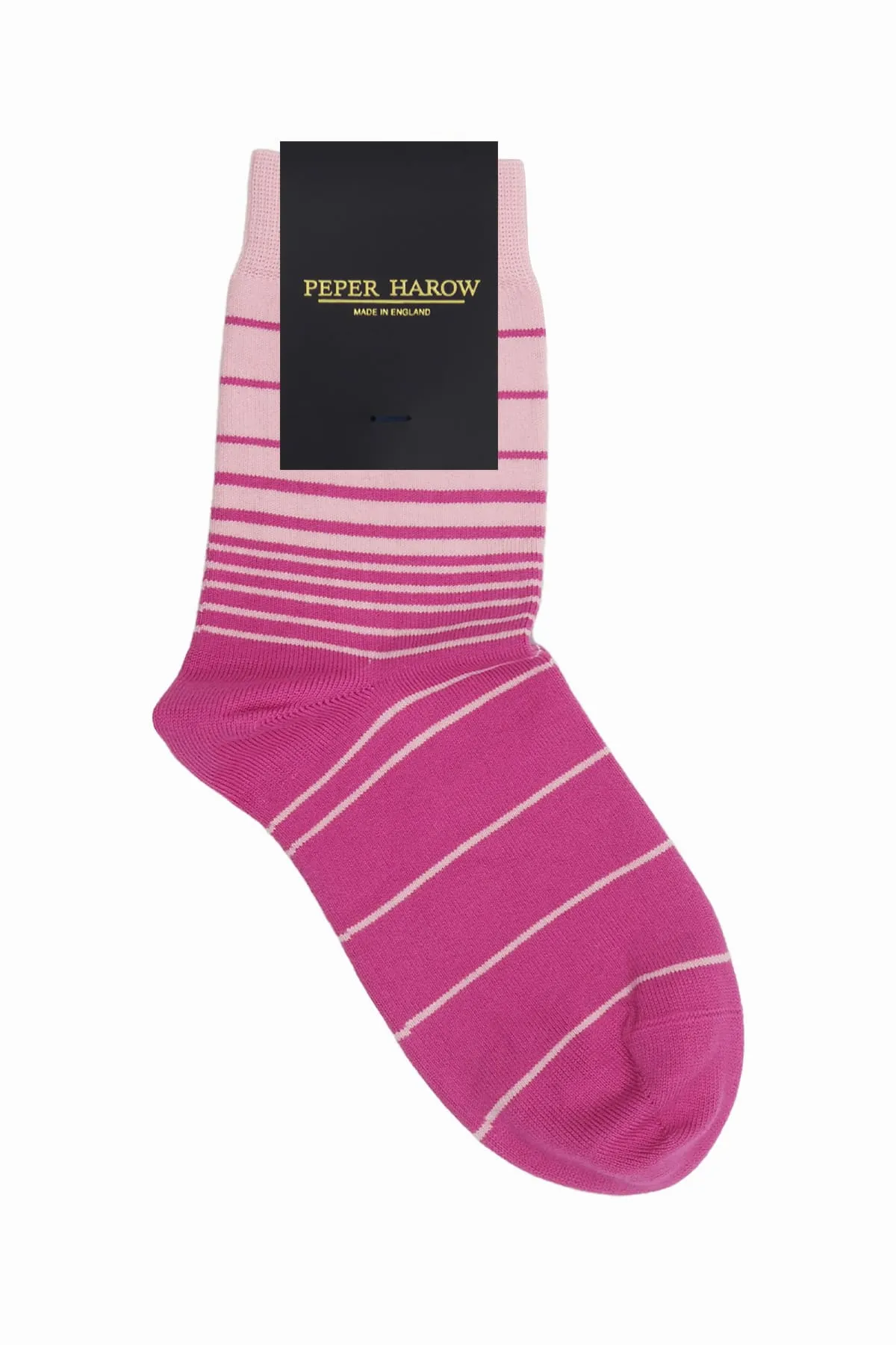 Retro Stripe Women's Socks - Pink