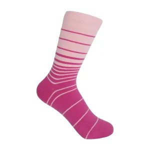 Retro Stripe Women's Socks - Pink