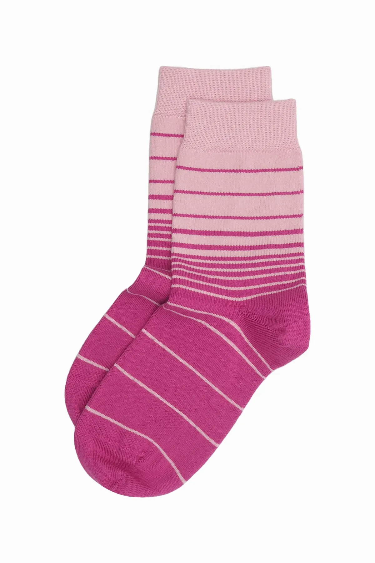 Retro Stripe Women's Socks - Pink