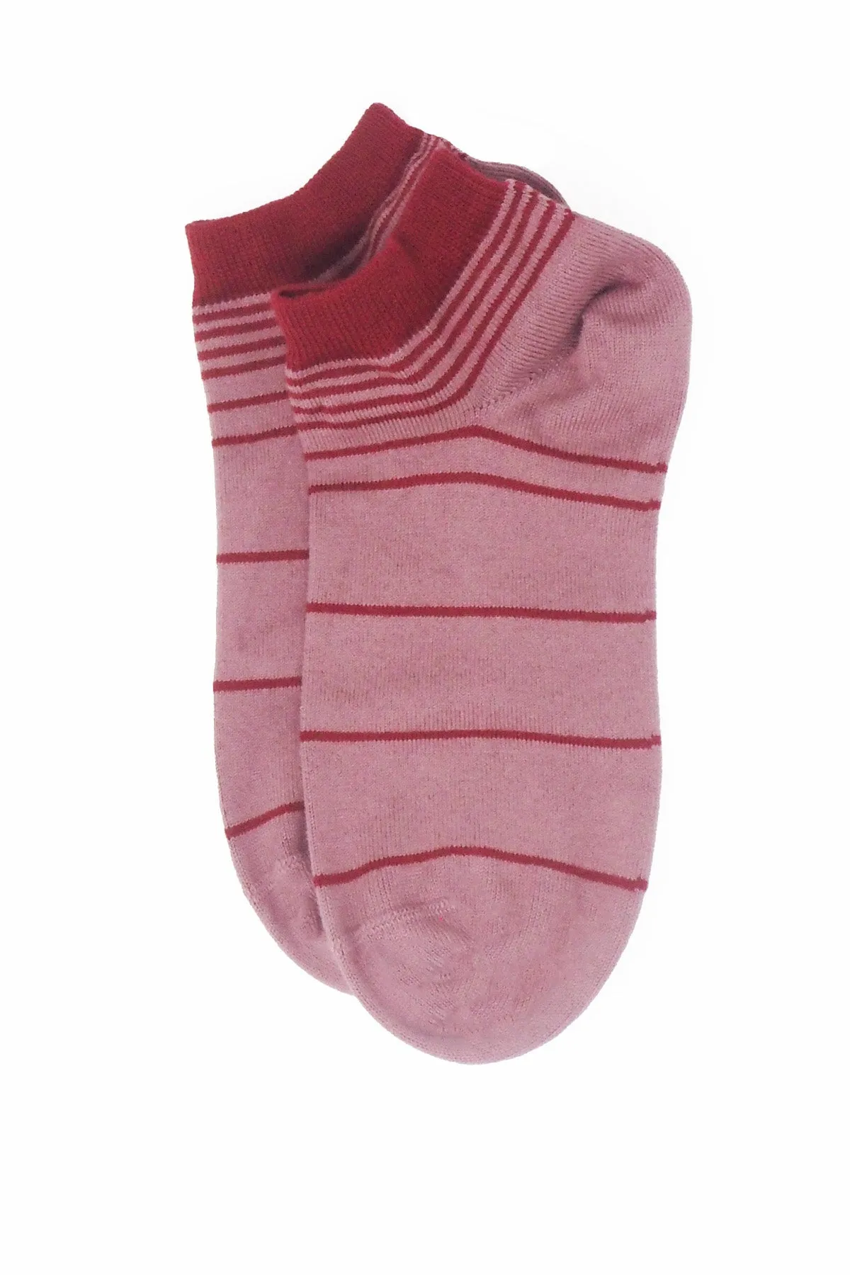 Retro Stripe Women's Trainer Socks - Musk