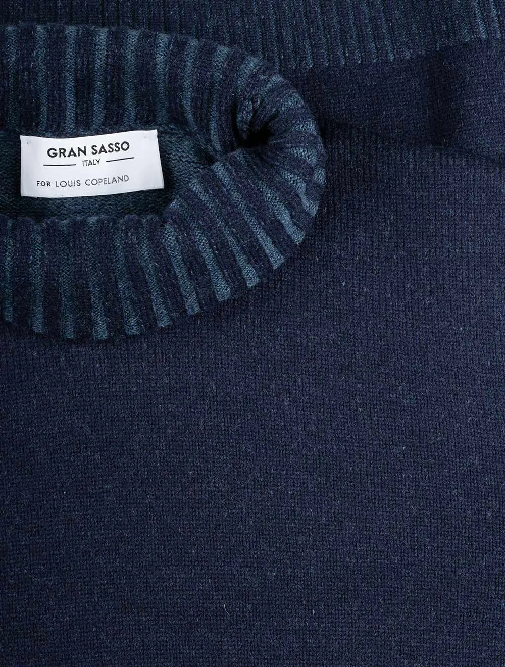 Roll Neck Knitwear Navy