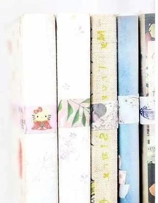 Romantic Cherry Blossom Washi Tape Art