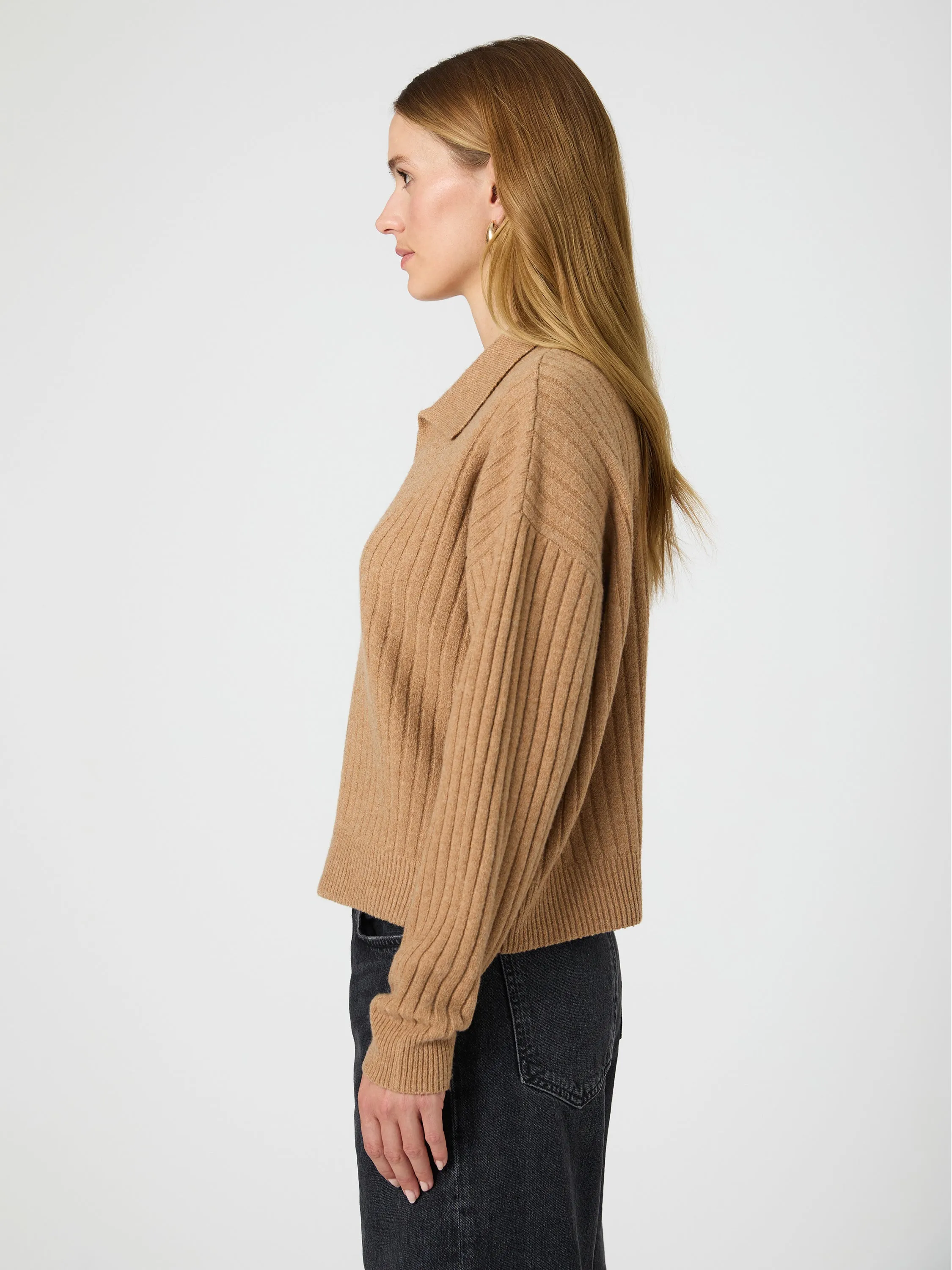 Vhari Collar Long Sleeve Sweater