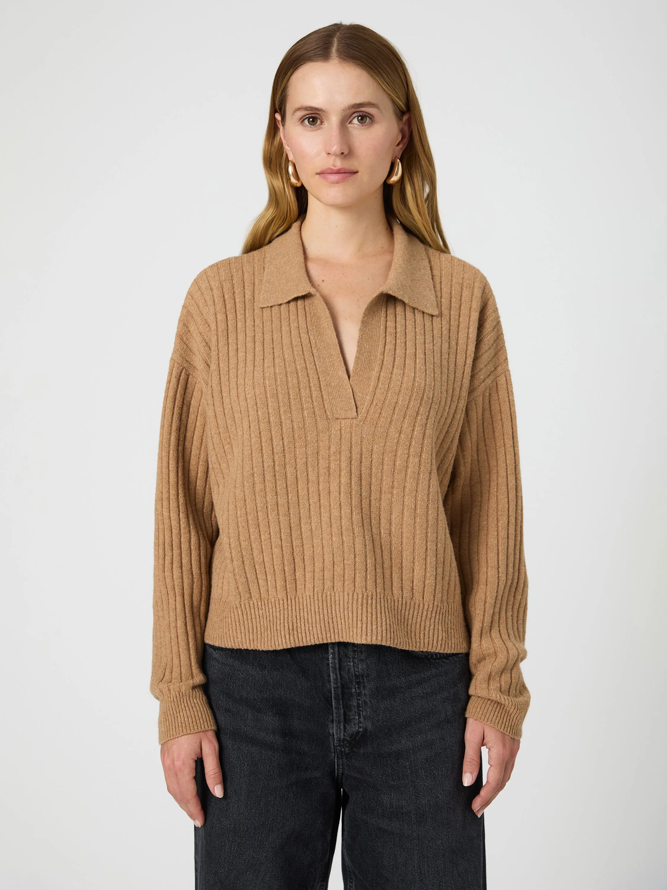 Vhari Collar Long Sleeve Sweater