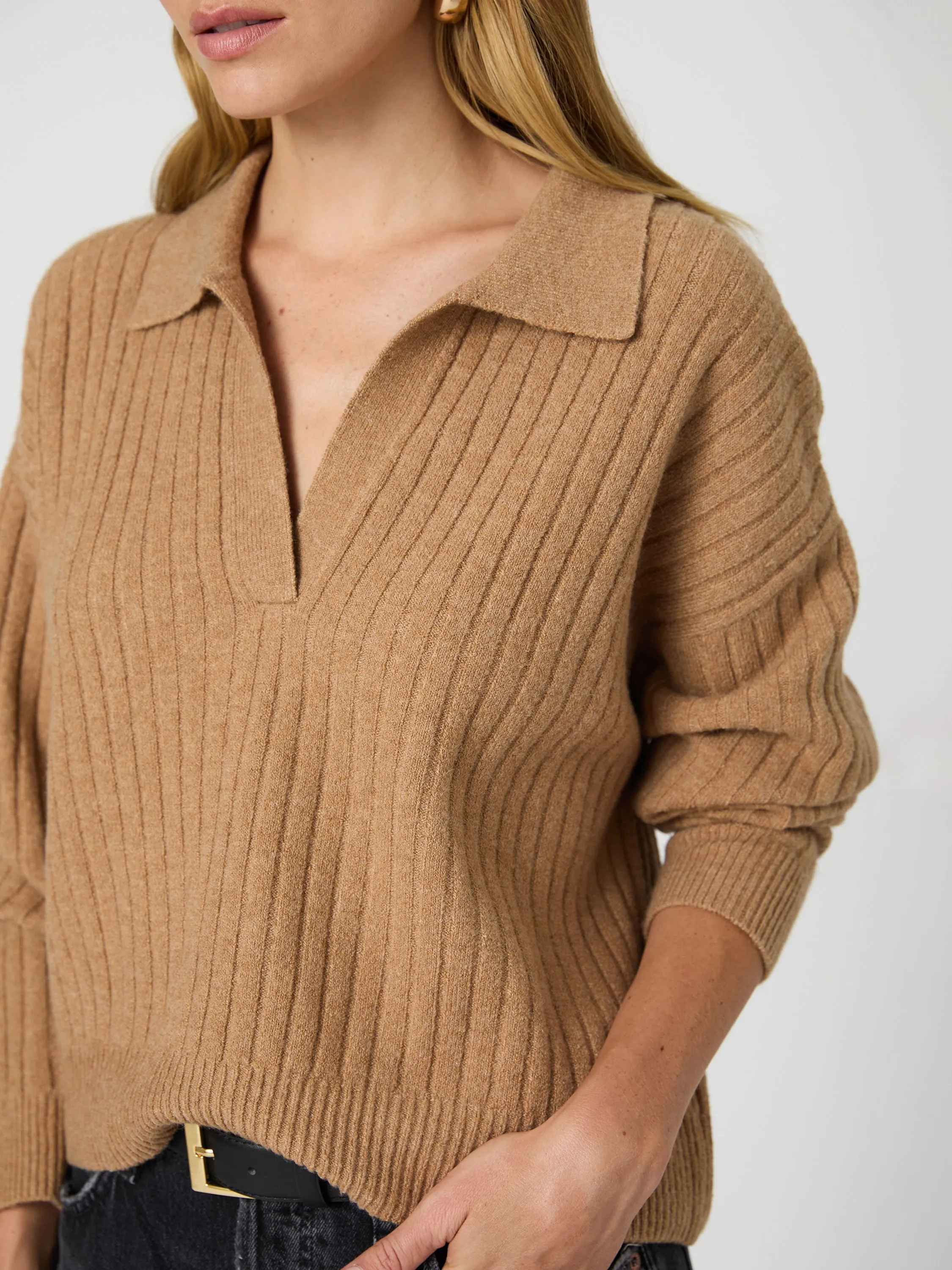 Vhari Collar Long Sleeve Sweater